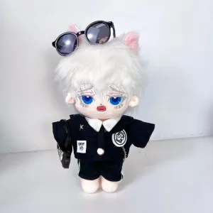 20cm Jujutsu Kaisen Gojo Satoru Cotton Doll with Outfit