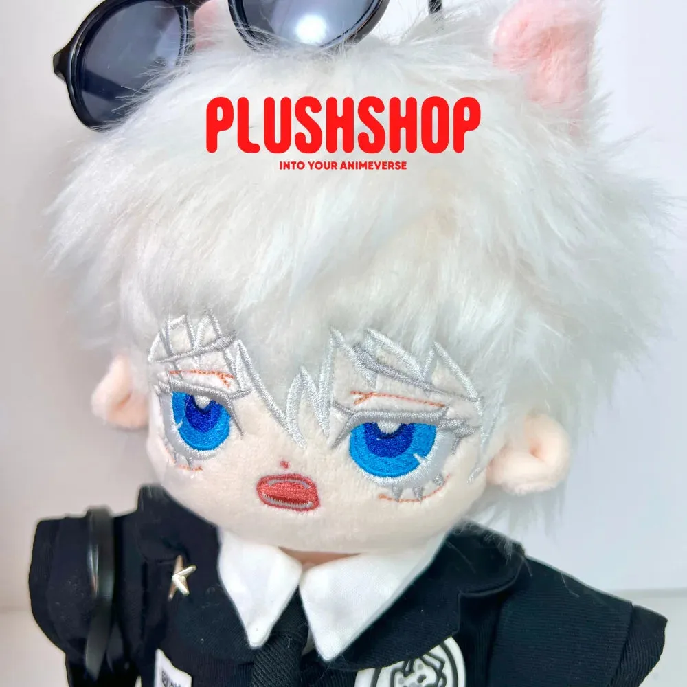 20cm Jujutsu Kaisen Gojo Satoru Cotton Doll with Outfit