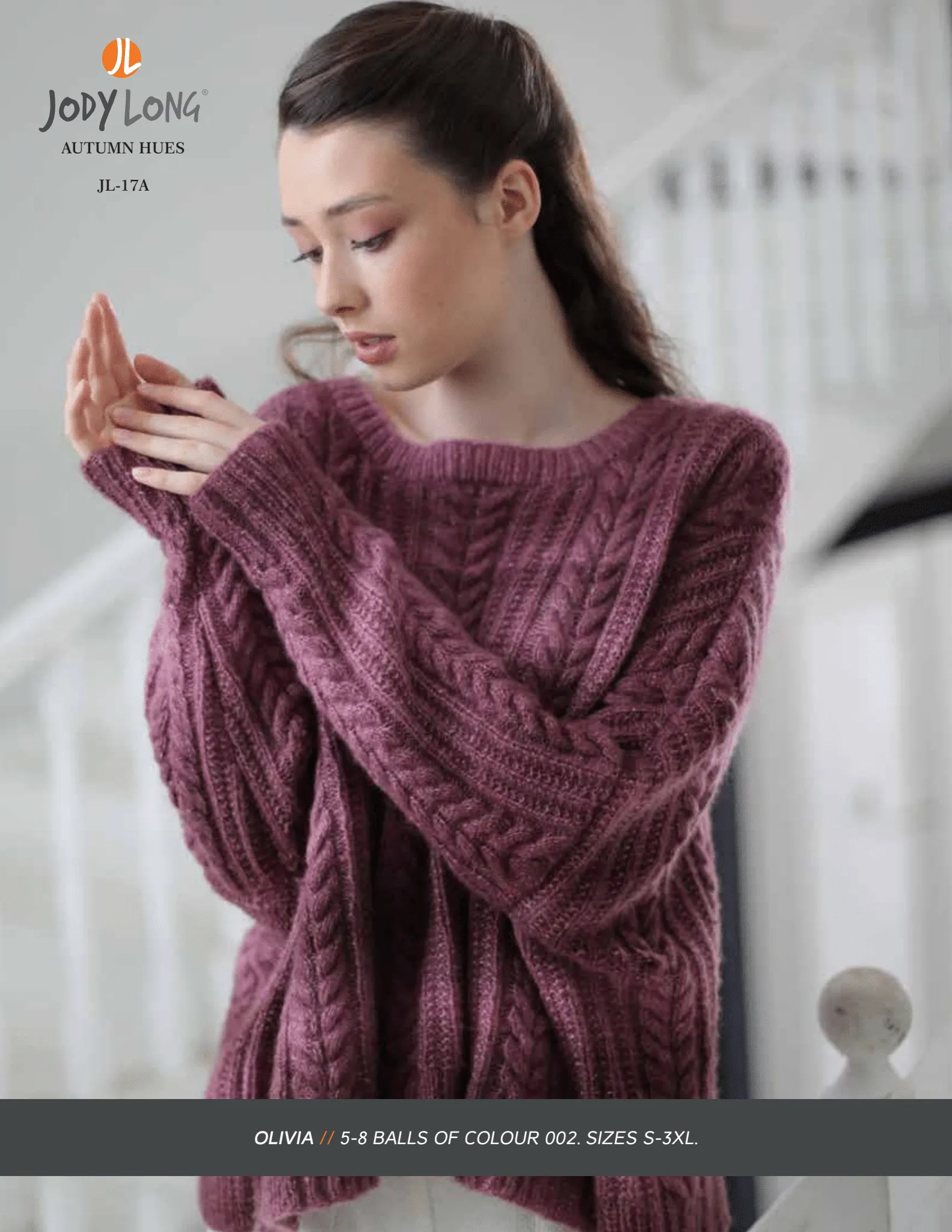 AIRSPUN YARN & AUTUMN HUES DESIGN BOOK BY JODY LONG