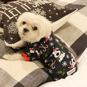 ALMOST SOLD OUT - Handmade Cotton Pajamas - Festive Pup