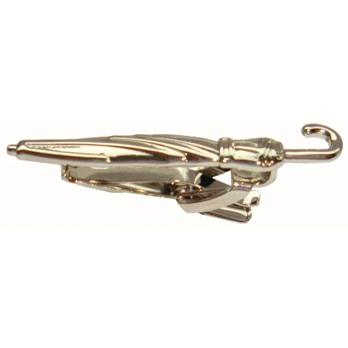 Bassin and Brown Umbrella Tie Bar - Silver