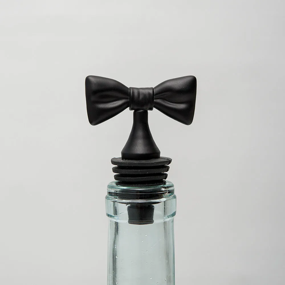 Black Bow Tie Bottle (Pack of 6)