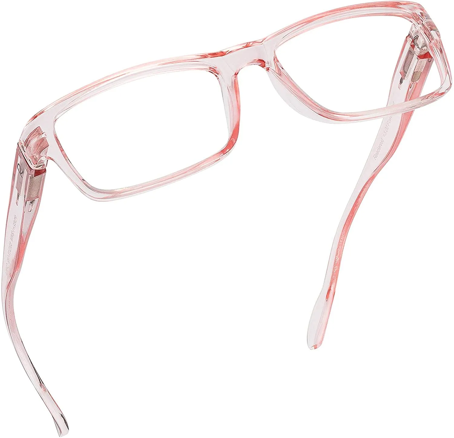 Blue Light Blocking Reading Glasses (Blush, 200 Magnification) Computer