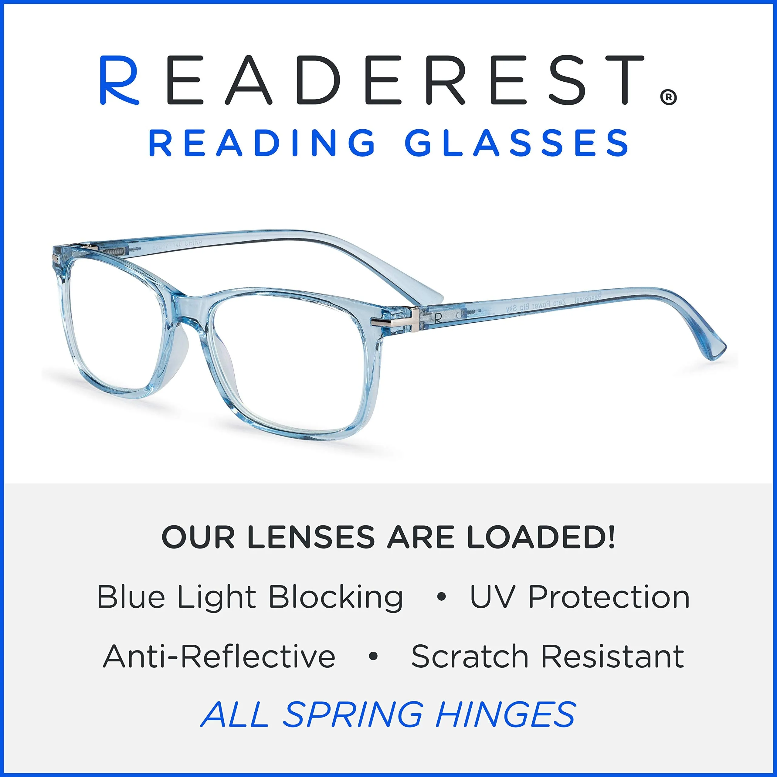 Blue-Light-Blocking-Reading-Glasses-Light-Blue-2-50-Magnification-Computer-Glasses