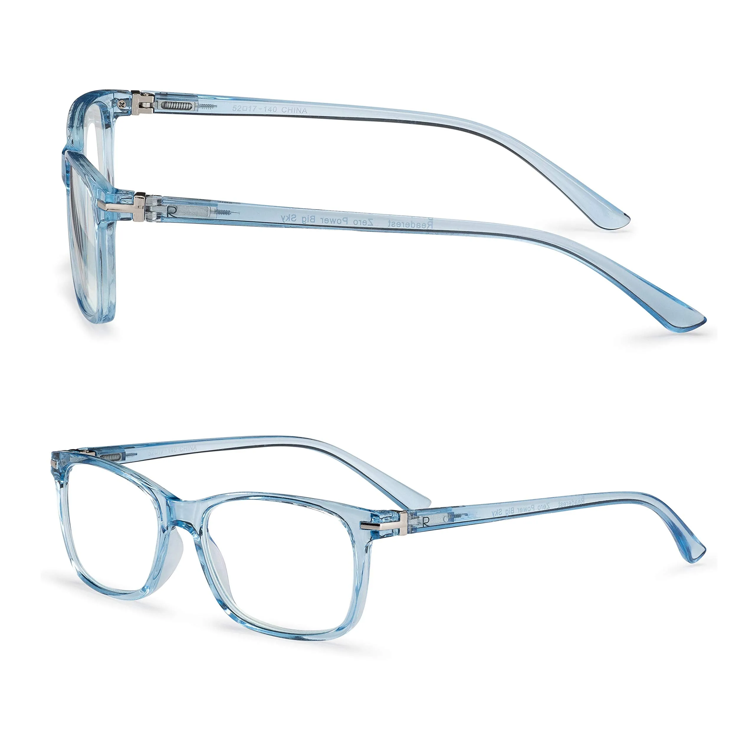 Blue-Light-Blocking-Reading-Glasses-Light-Blue-2-50-Magnification-Computer-Glasses