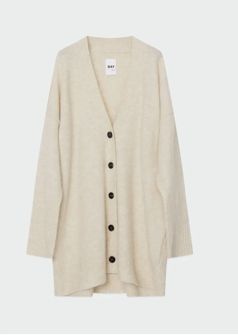 Bobby Cream Boucle Long Cardigan