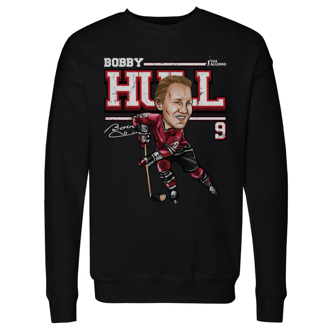 Bobby Hull Chicago Cartoon WHT