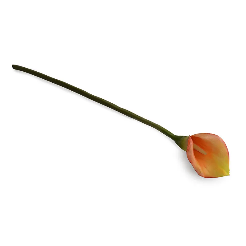 Calla Lily Stem, 30"L - Orange