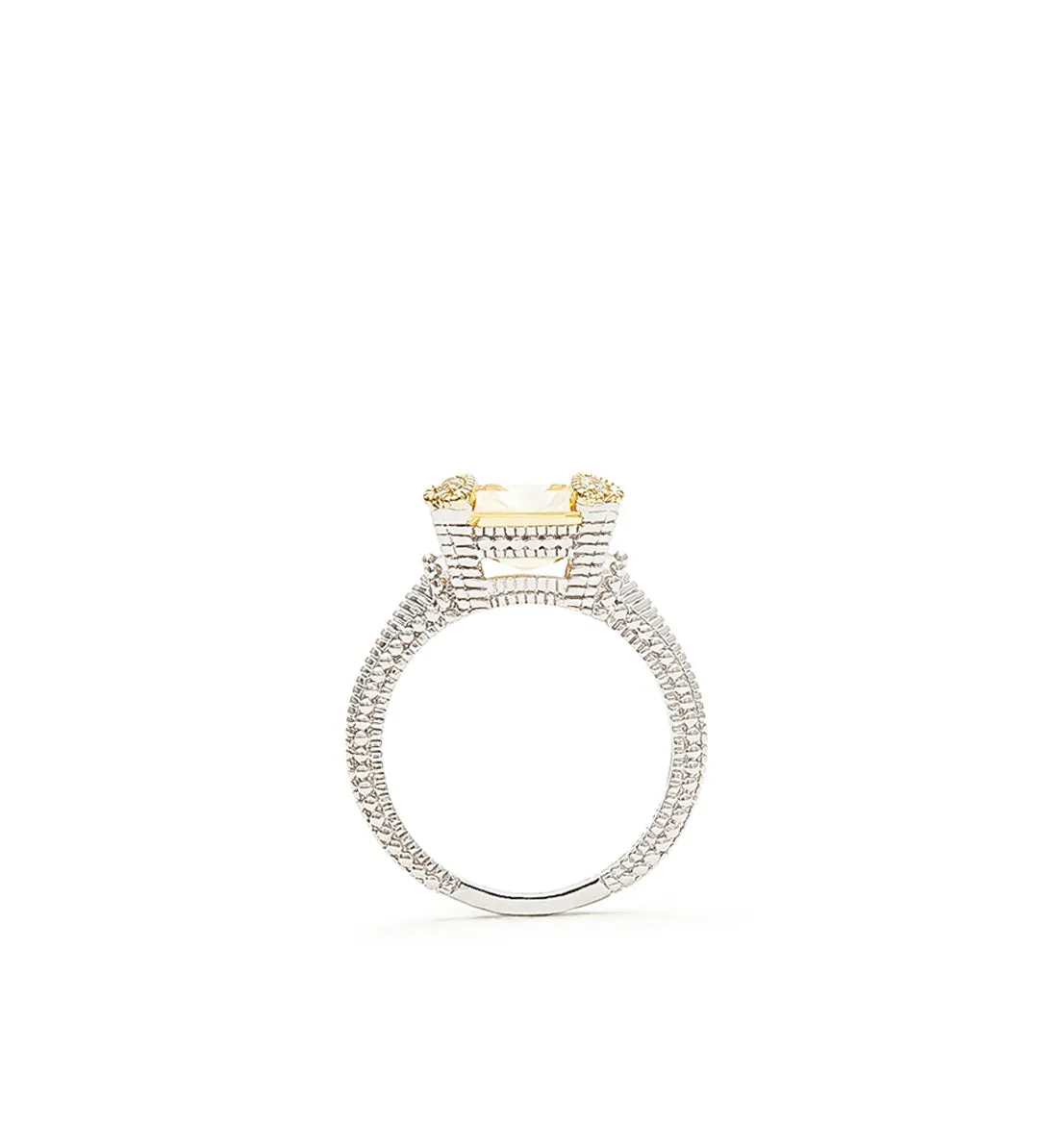 Candy Canary Crystal Small Ring