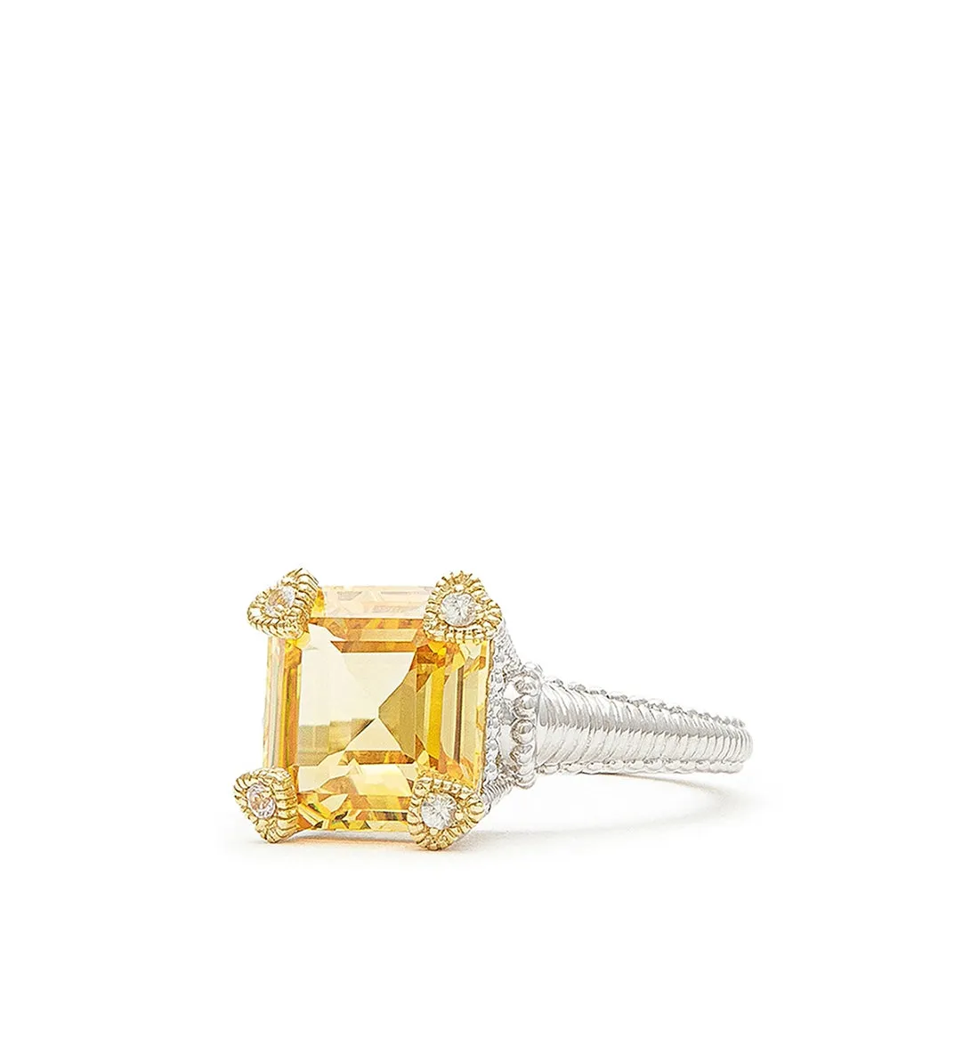 Candy Canary Crystal Small Ring