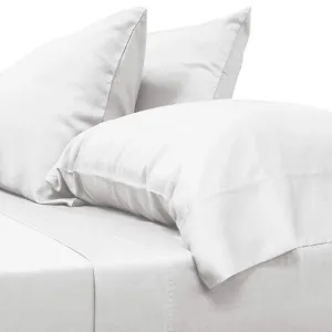 Cariloha Classic Bamboo Sheets 4 Piece Bed Sheet Set - Softest Bed Sheets and Pillow Cases - Lifetime Protection (King, White)