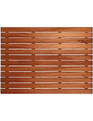 Classic Teak Slat Bath Mats