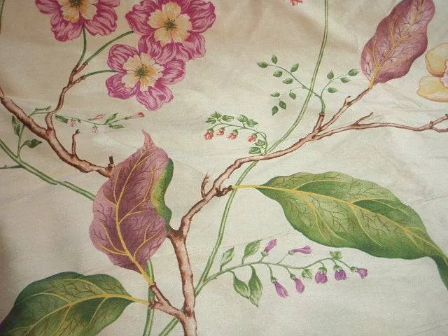 Floral Fantasia - Printed Silk Dupion