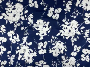 Floral Haze - Printed Crepe Fabric