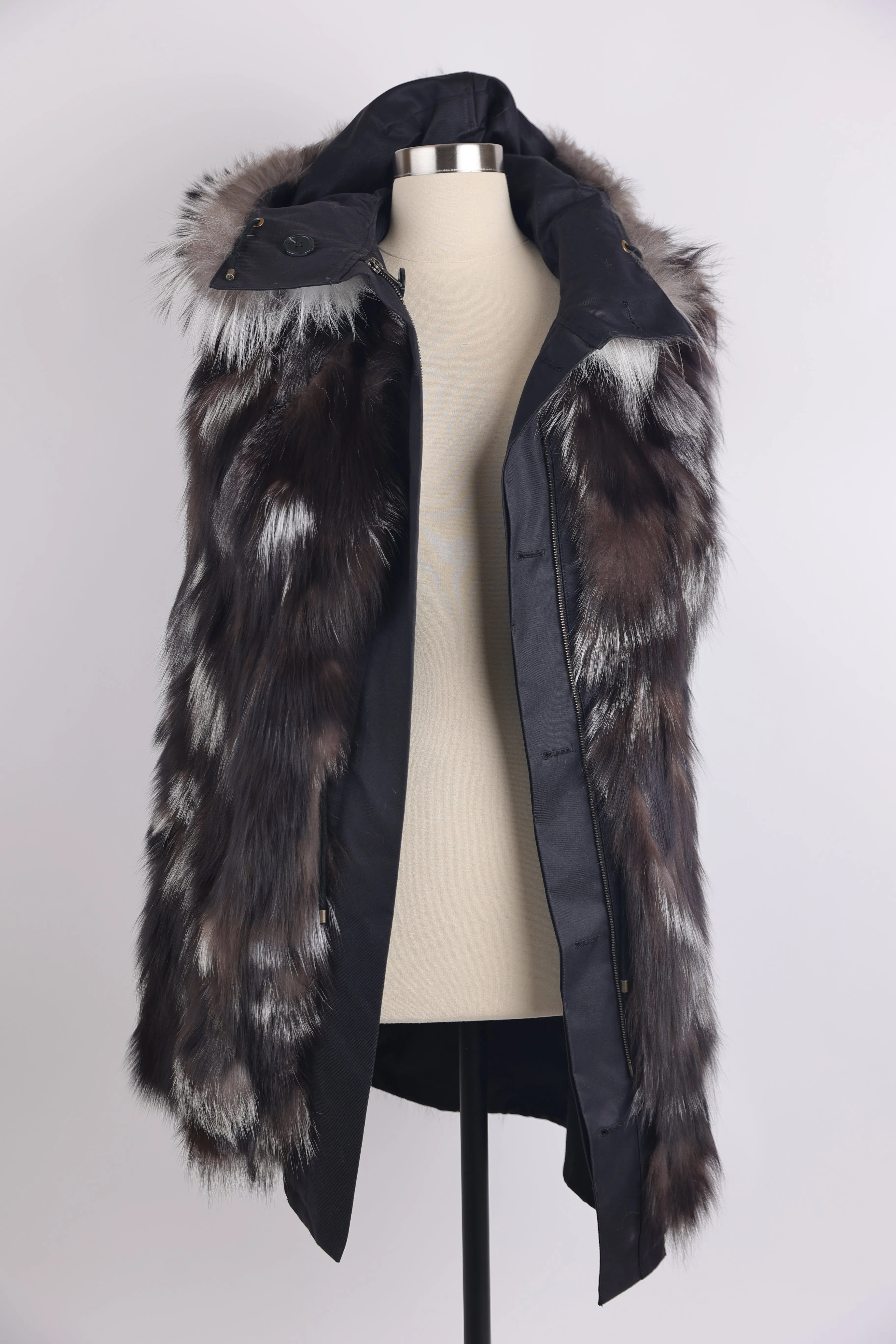 Fur Lined Cotton Parka