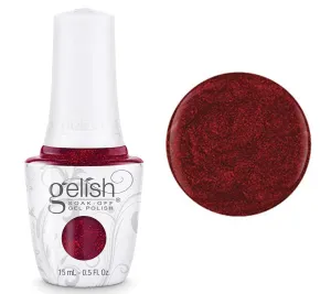 Gelish Professional Gel Polish Good Gossip - Red Glitter - 15ML