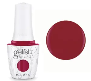 Gelish Professional Gel Polish Ruby Two-Shoes - Hot Red W/ Subtle Frost - 15ML