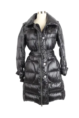 Glossy Down Parka Coat