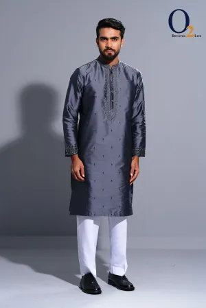 Groom Wear Silk Designer zardozi handwork Panjabi