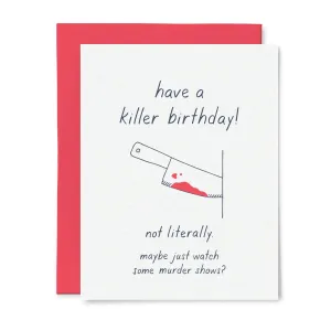 Killer Birthday Card