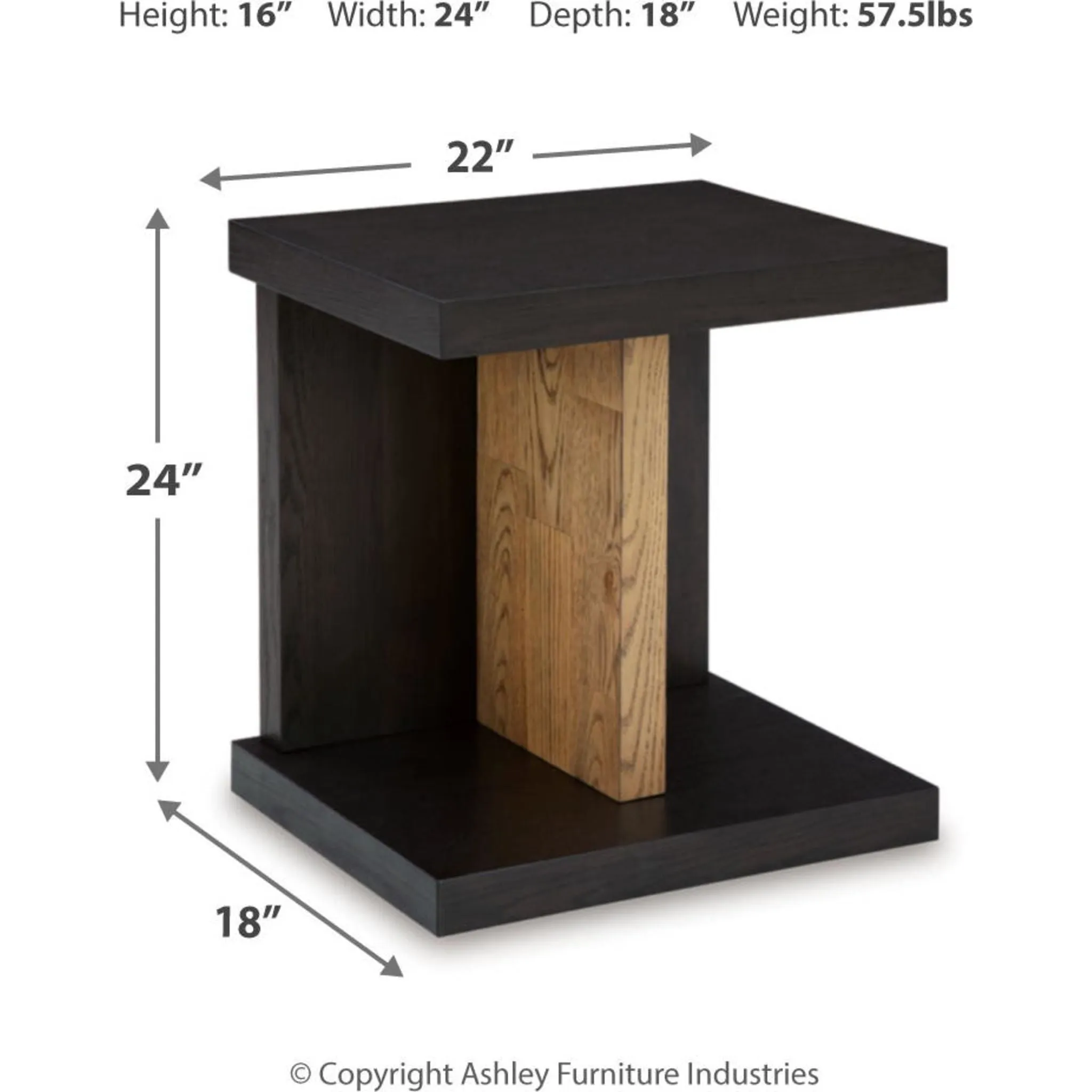 Kocomore Chairside End Table