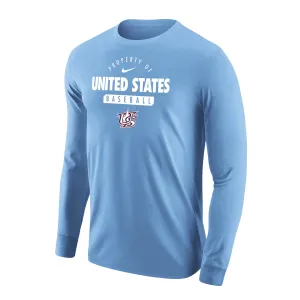 Light Blue Property of Core Cotton Long Sleeve Tee