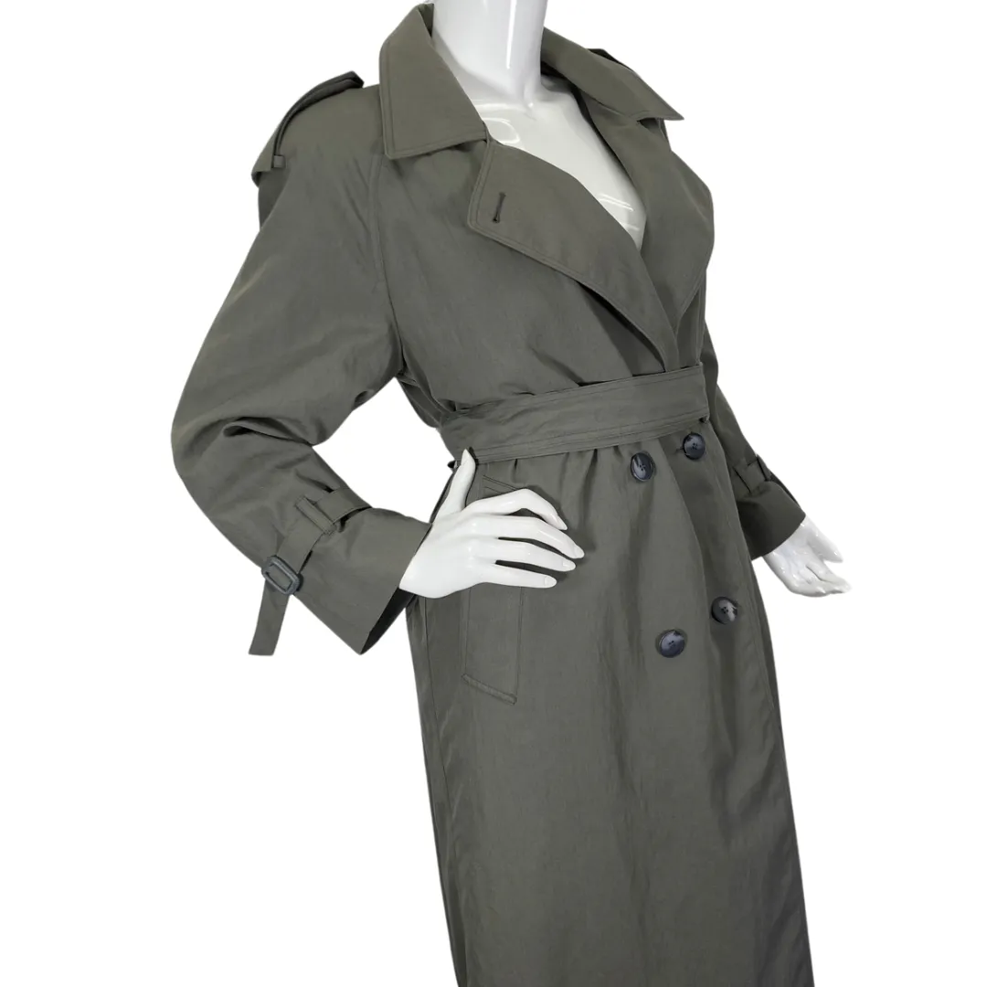 London Fog Slate Gray Trench Coat