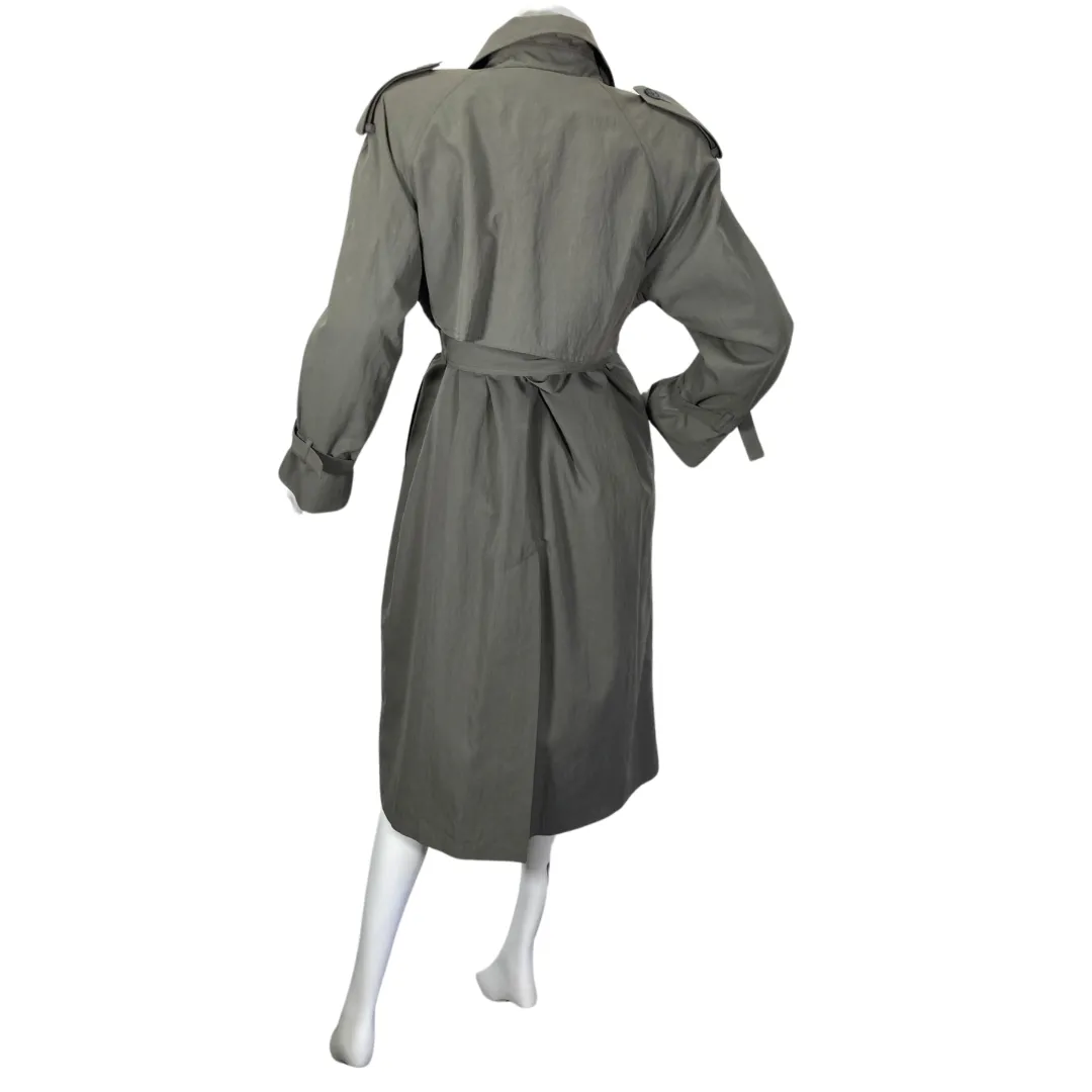 London Fog Slate Gray Trench Coat