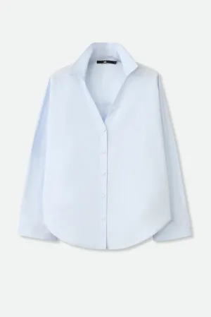 MARY DOLMAN SHIRT IN ITALIAN COTTON STRETCH