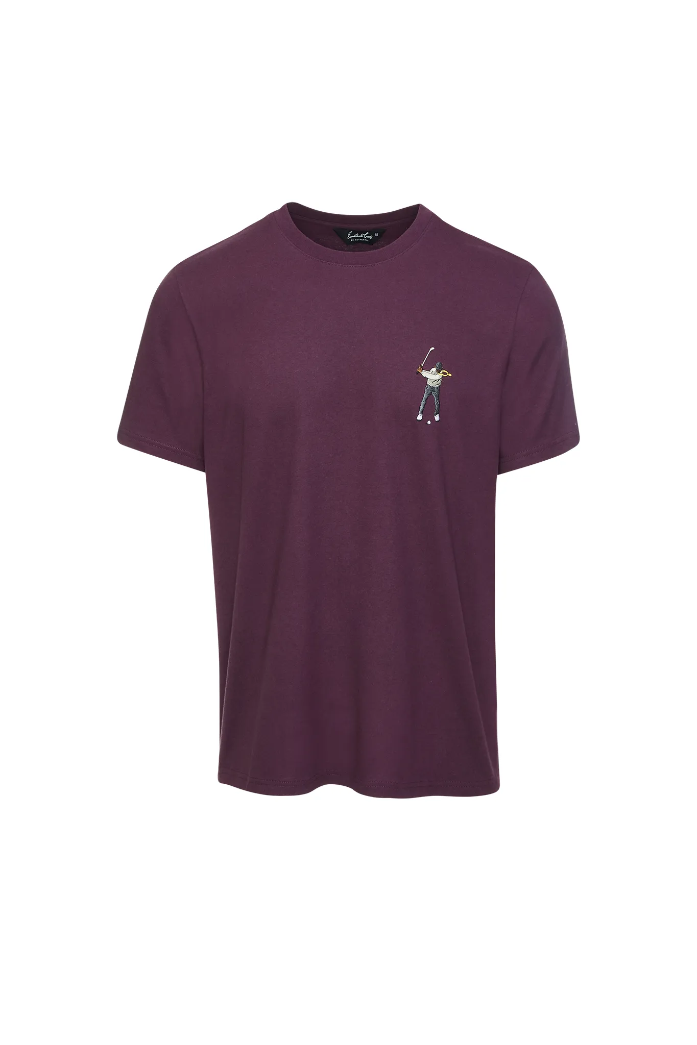 Men's Core Short Sleeve Tee Black Berry Wine