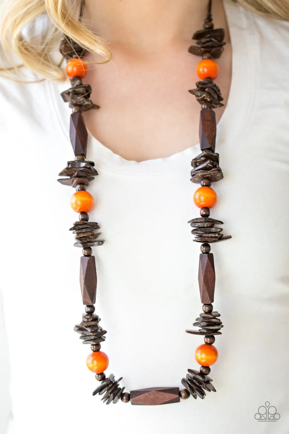 Paparazzi Cozumel Coast Necklace Orange