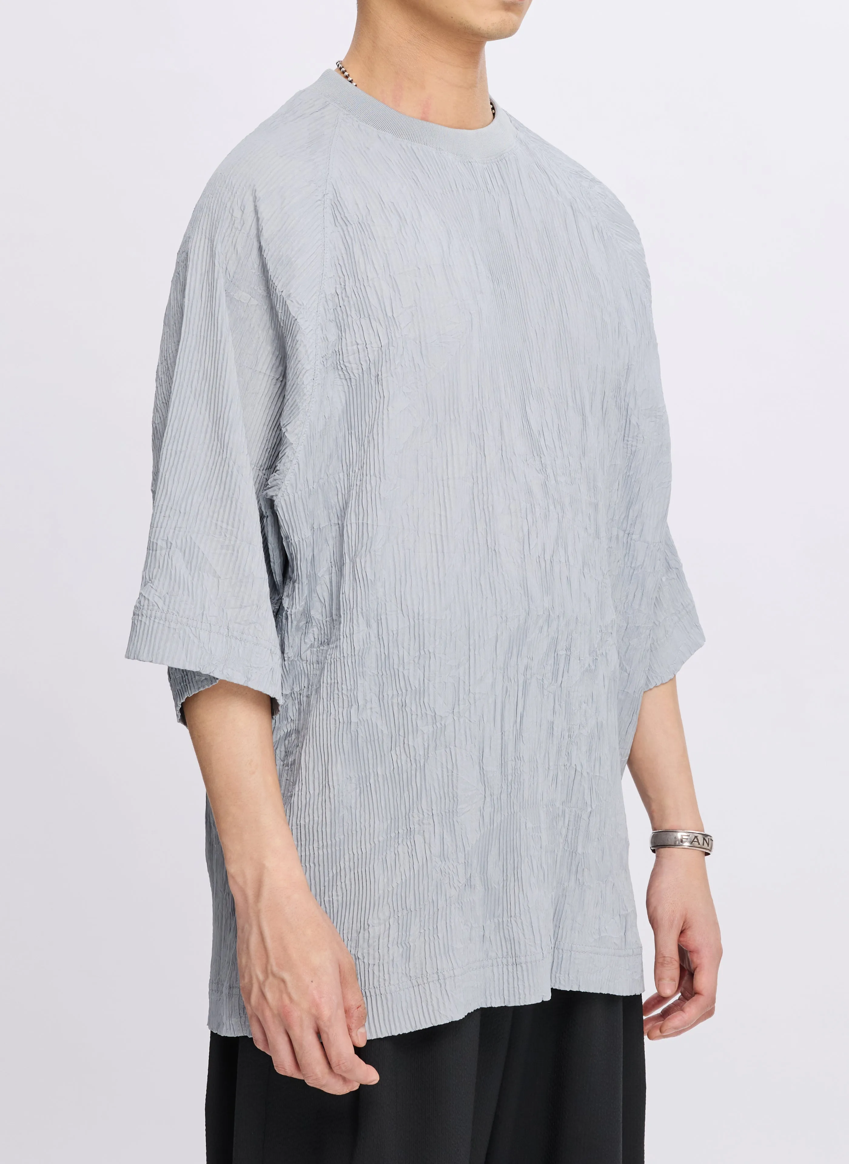 Polyester Pleated Pullover