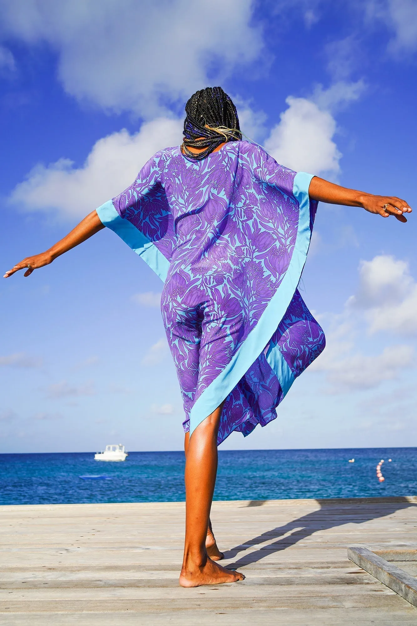 Silk Samantha Kaftan PROTEA