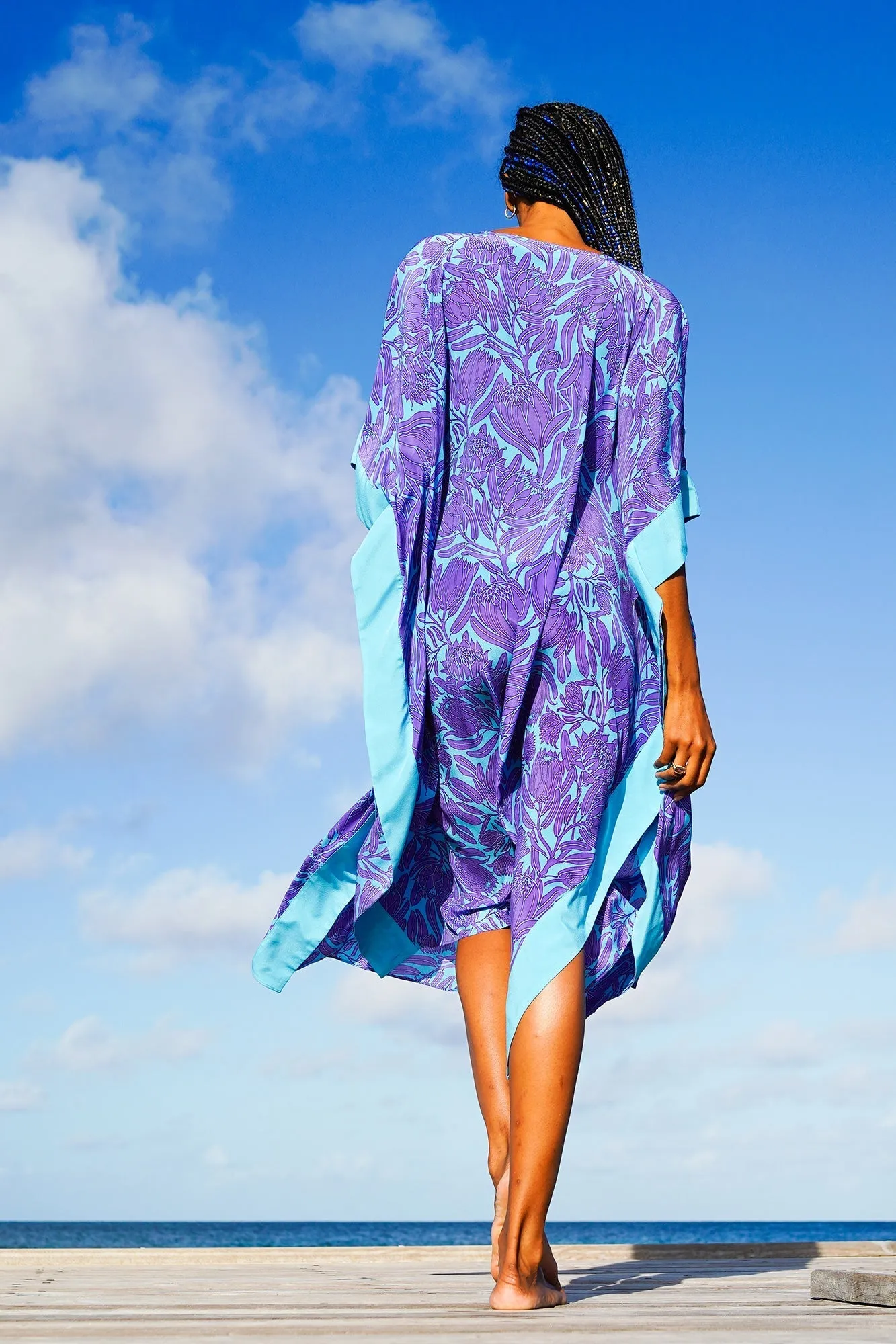 Silk Samantha Kaftan PROTEA